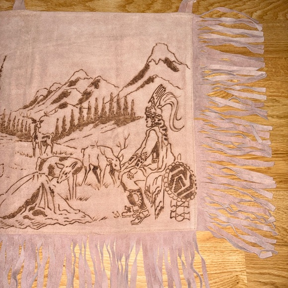 Vintage pyrography tapestry - Picture 4 of 10